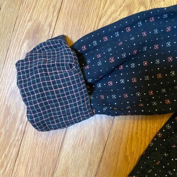 Madewell Mayfair Floral Button Up Womens XS Oversized Ex Boyfriend Shirt - Picture 5 of 13